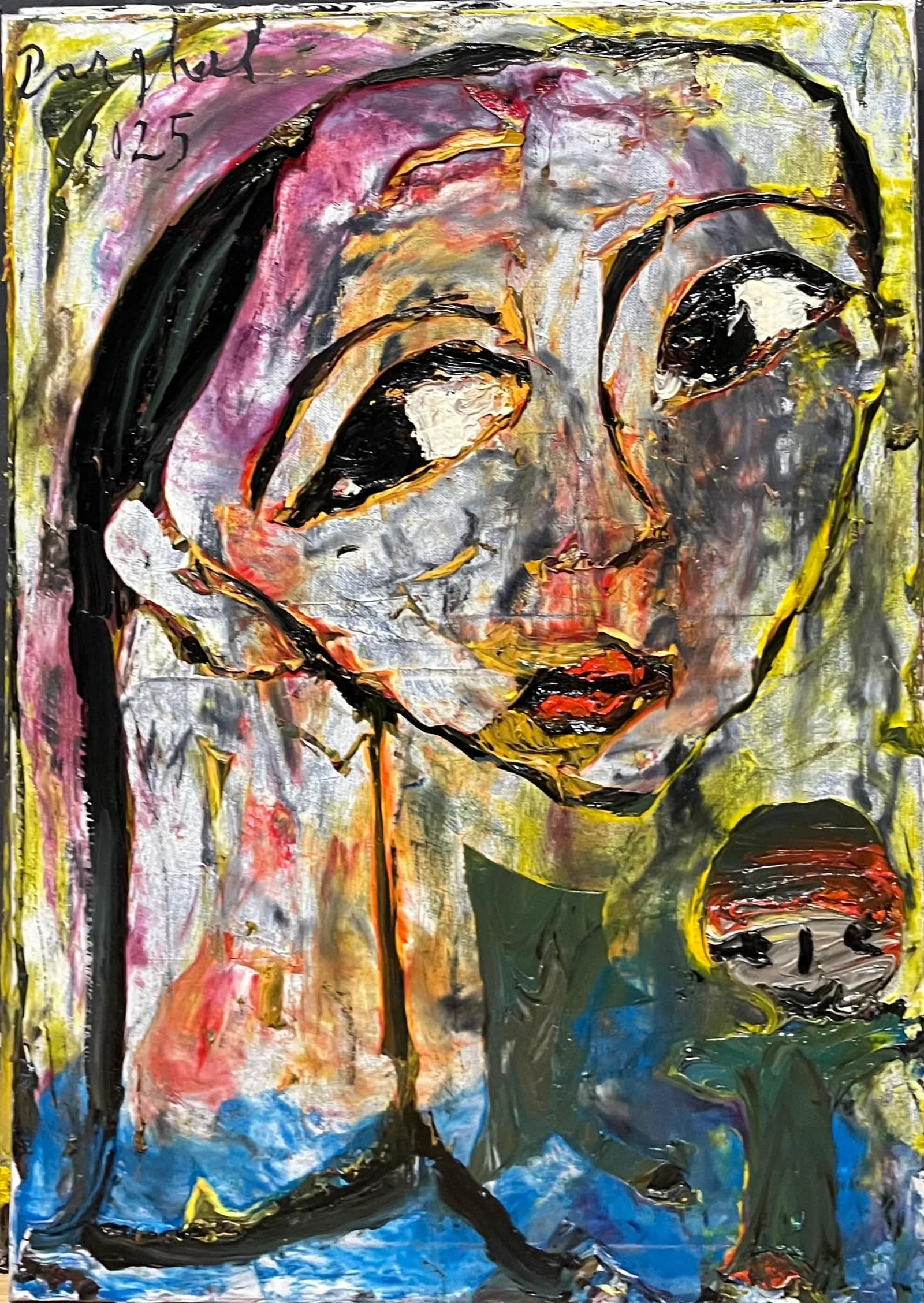 Parghel-Portret-u/p-70/50 — Virgiliu Parghel, ulei pe pânză