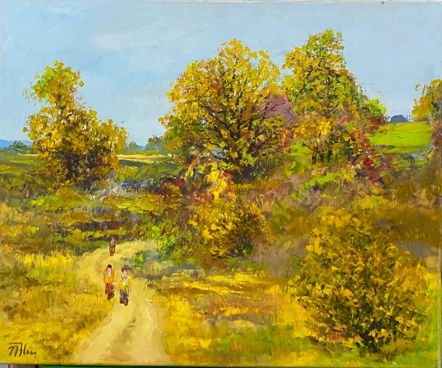 Toamna — Nicolae Blei, ulei pe pânză