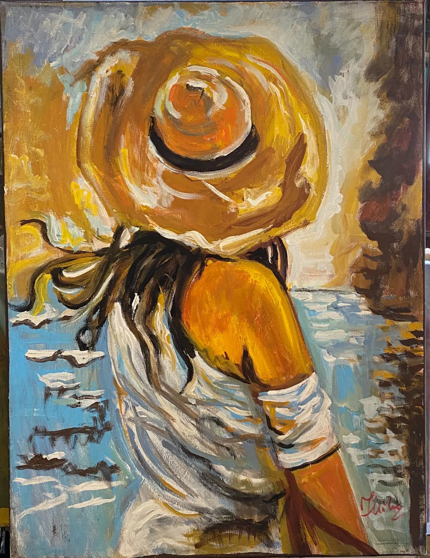 La mare — Mihai Ioan, ulei pe panza